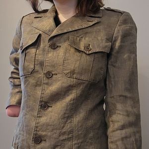 Alexander McQueen Military Style Jacket